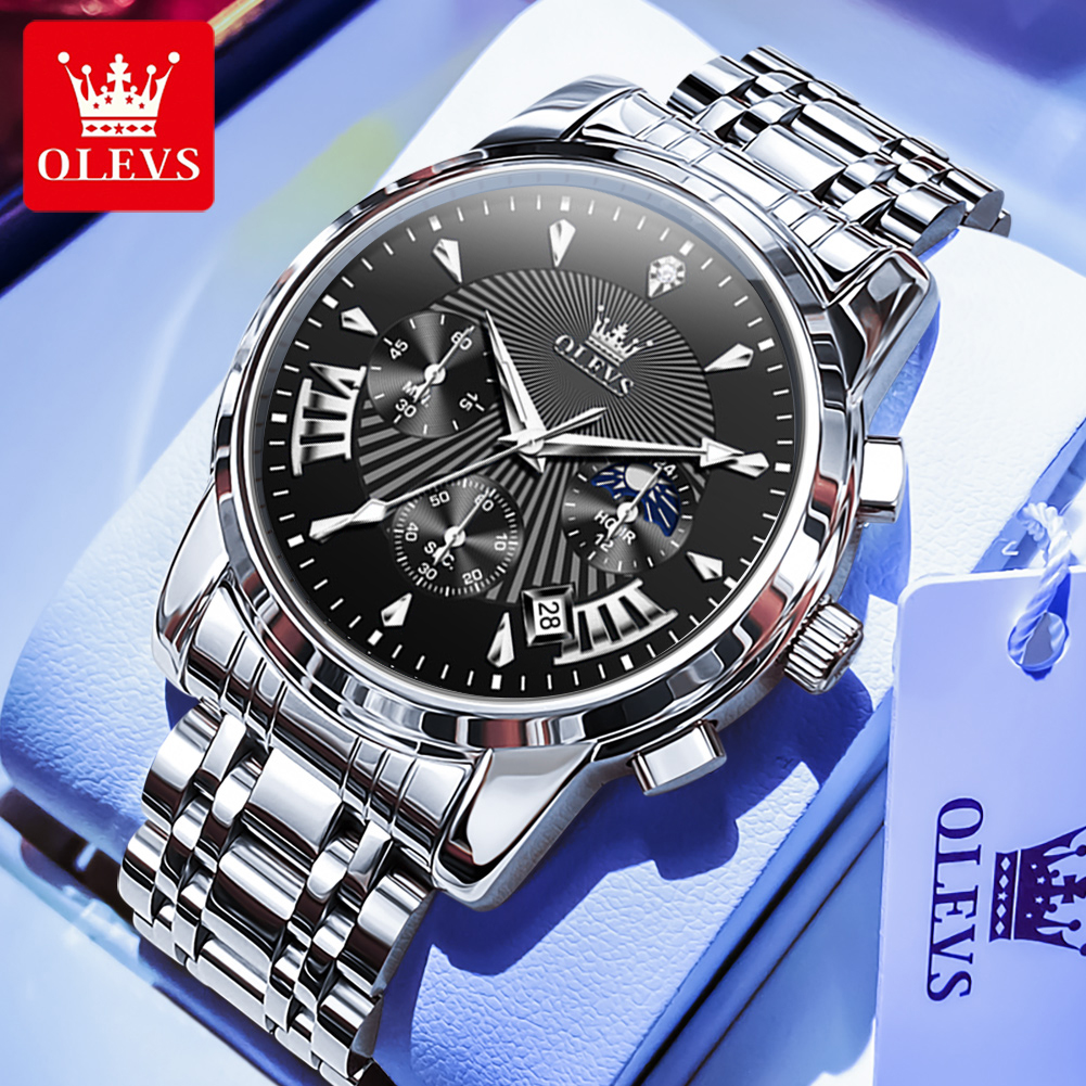 Smartwatch Trending Watches For Men - OLEVS herenhorloges trend mode roestvrij staal