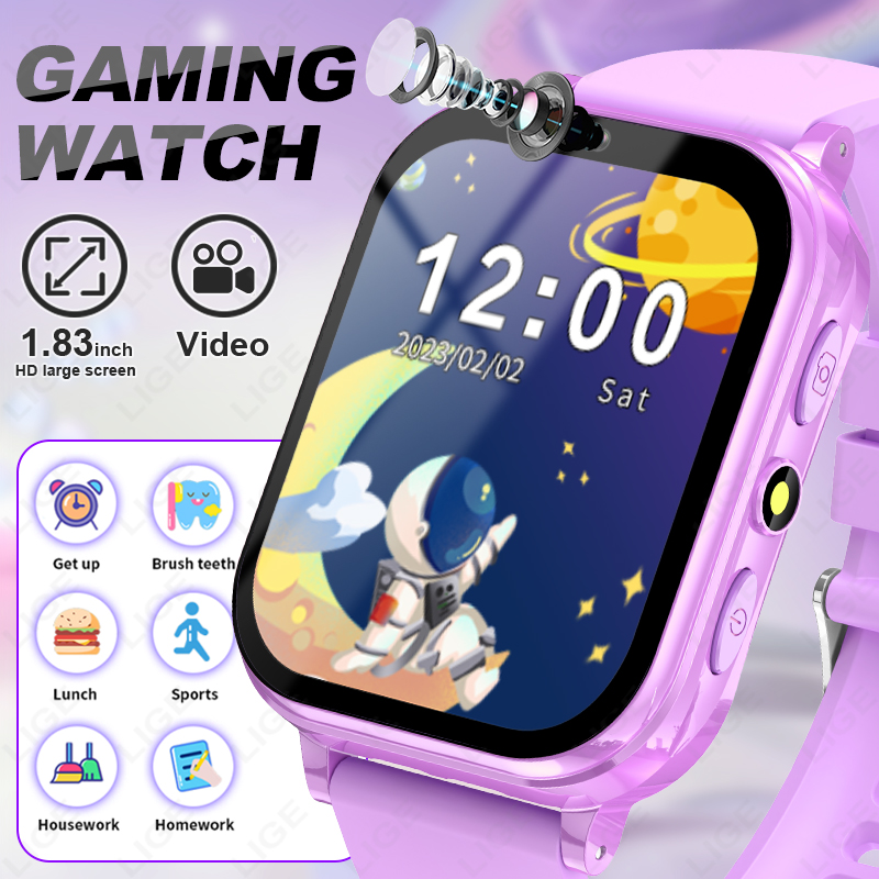 Smartwatch Digital Watches For Boys - LUIK Kid Digitaal Smart Watch Student