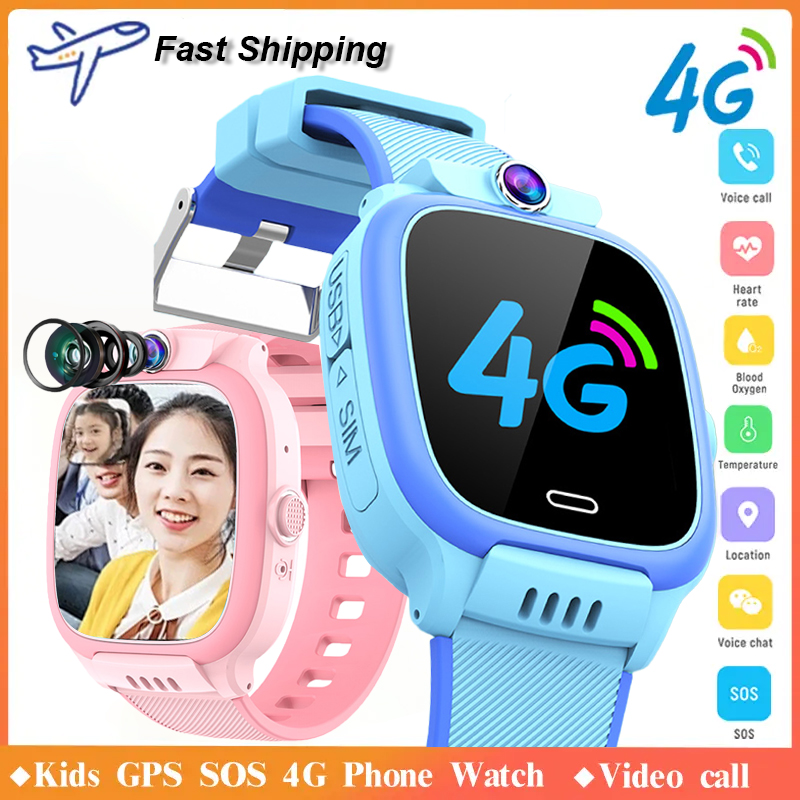 Smartwatch Watches For Kids With Gps - 2026 Nieuwe Kids 4G Smartwatch SOS