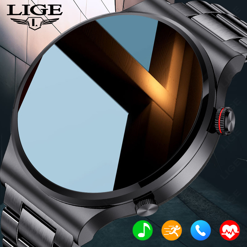 Smartwatch Watches Gift For Men - LIGE 2026 NFC Smartwatch Heren HD