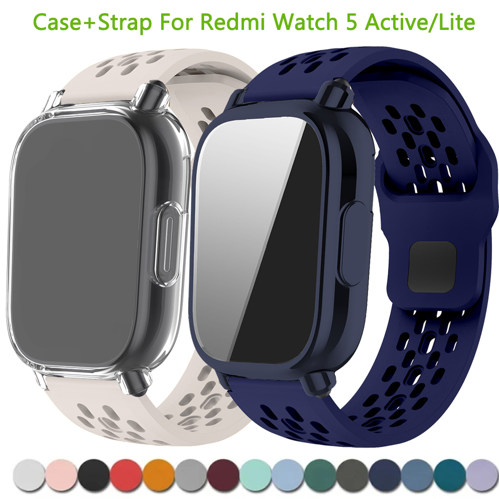 Silicone Sport Band - Hoesje + siliconen band voor Xiaomi