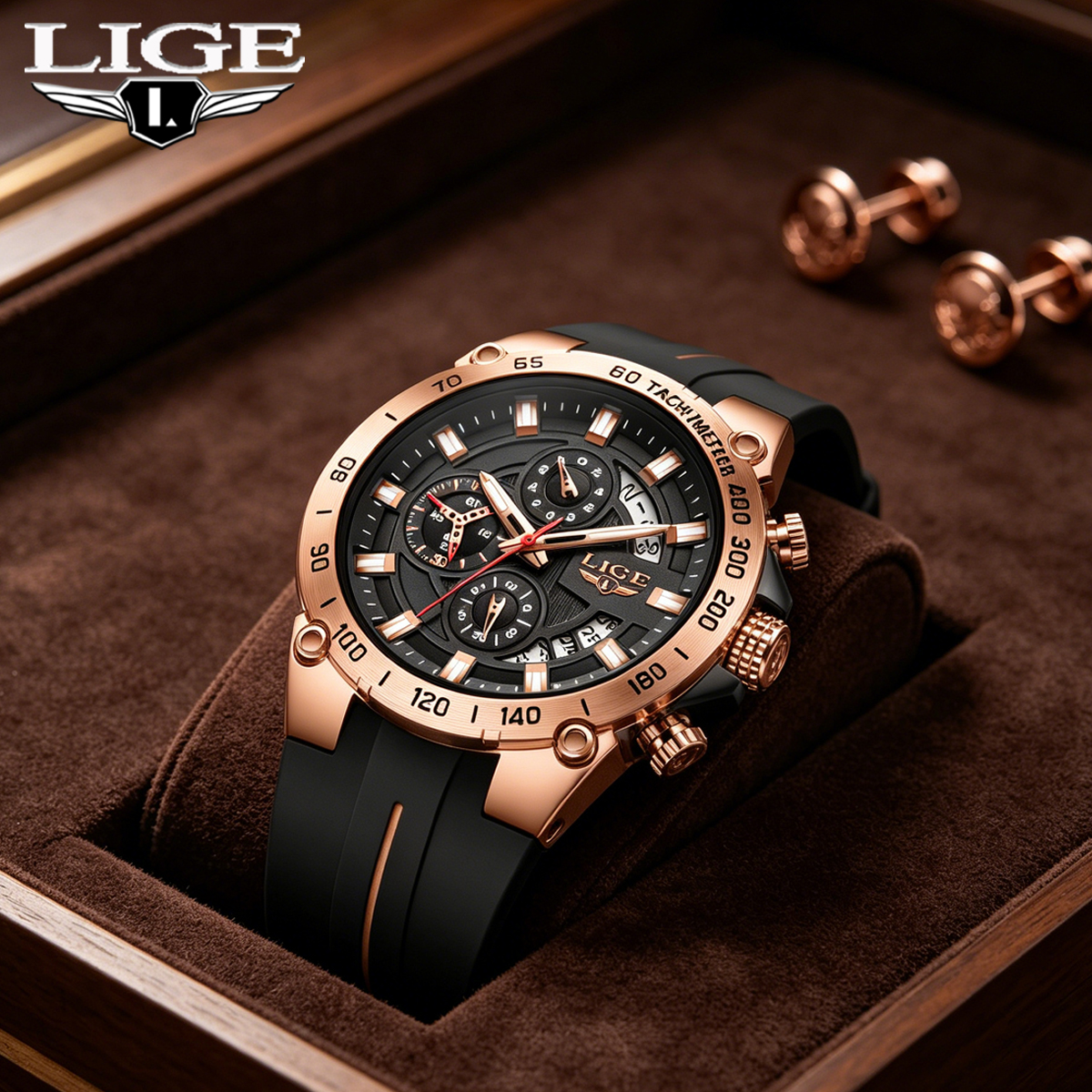 Smartwatch Army Watches For Men - LUIK 2026 Merk Horloge Mannen Siliconen