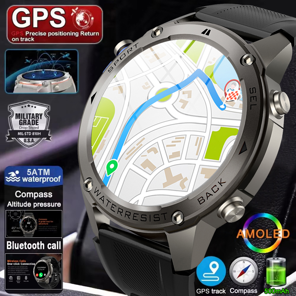 Smartwatch Sports Watches For Men - 2026 Nieuwe Ultra Militaire Kwaliteit GPS