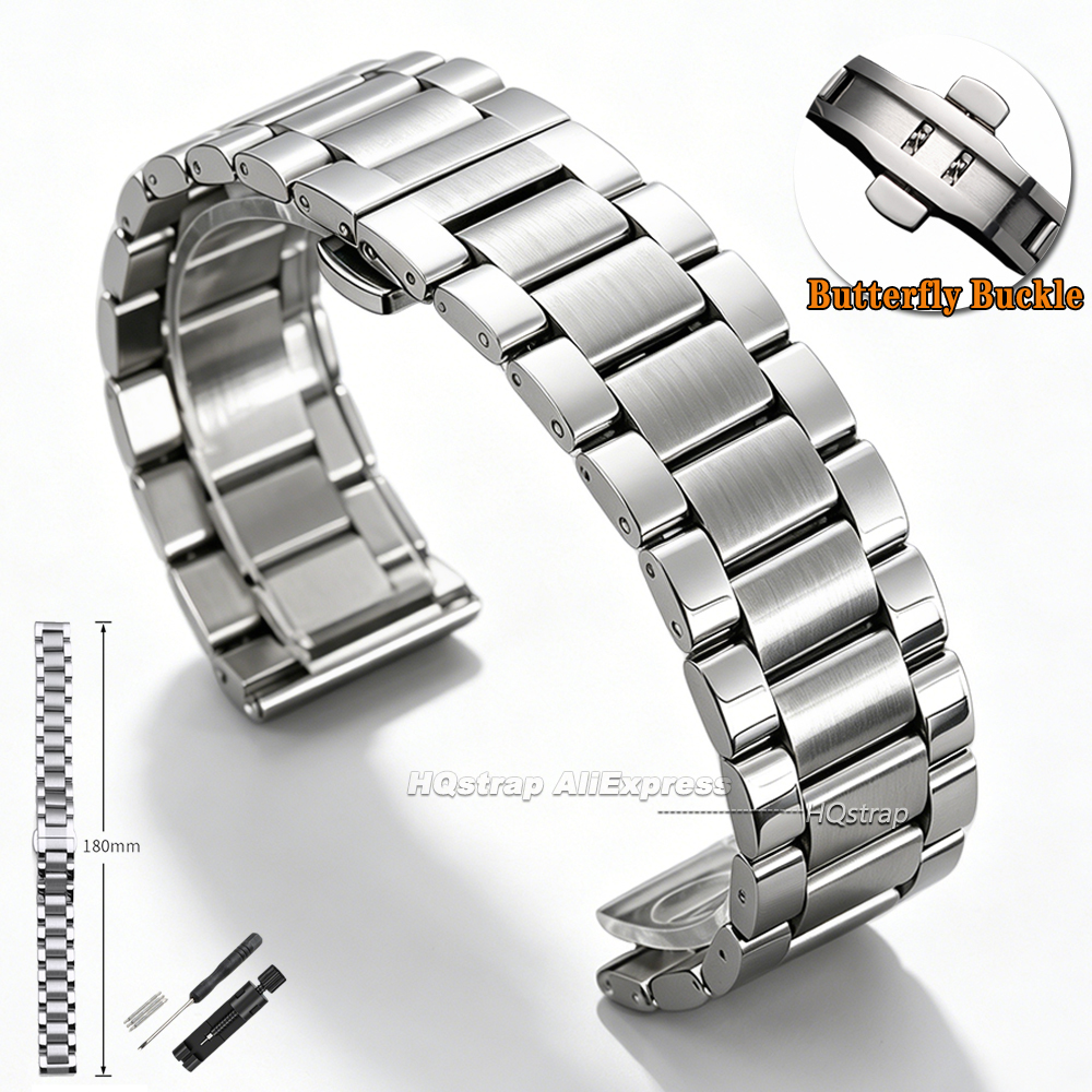Watches Rolex Smartwatch - Roestvrij Stalen Horlogeband 14mm 16mm 18mm