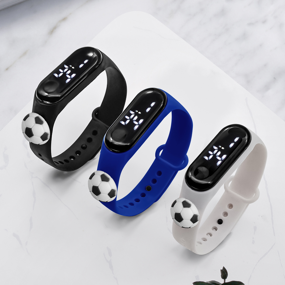 Smartwatch Digital Watches For Boys - Hete Verkoop 3 Stuks Student Smartwatch