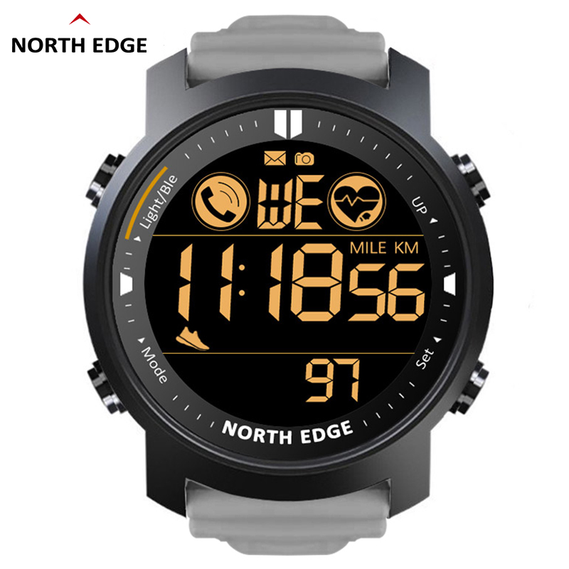 Smartwatch Running Watches For Men - Noord Rand Smart Horloge Mannen Hartslagmeter