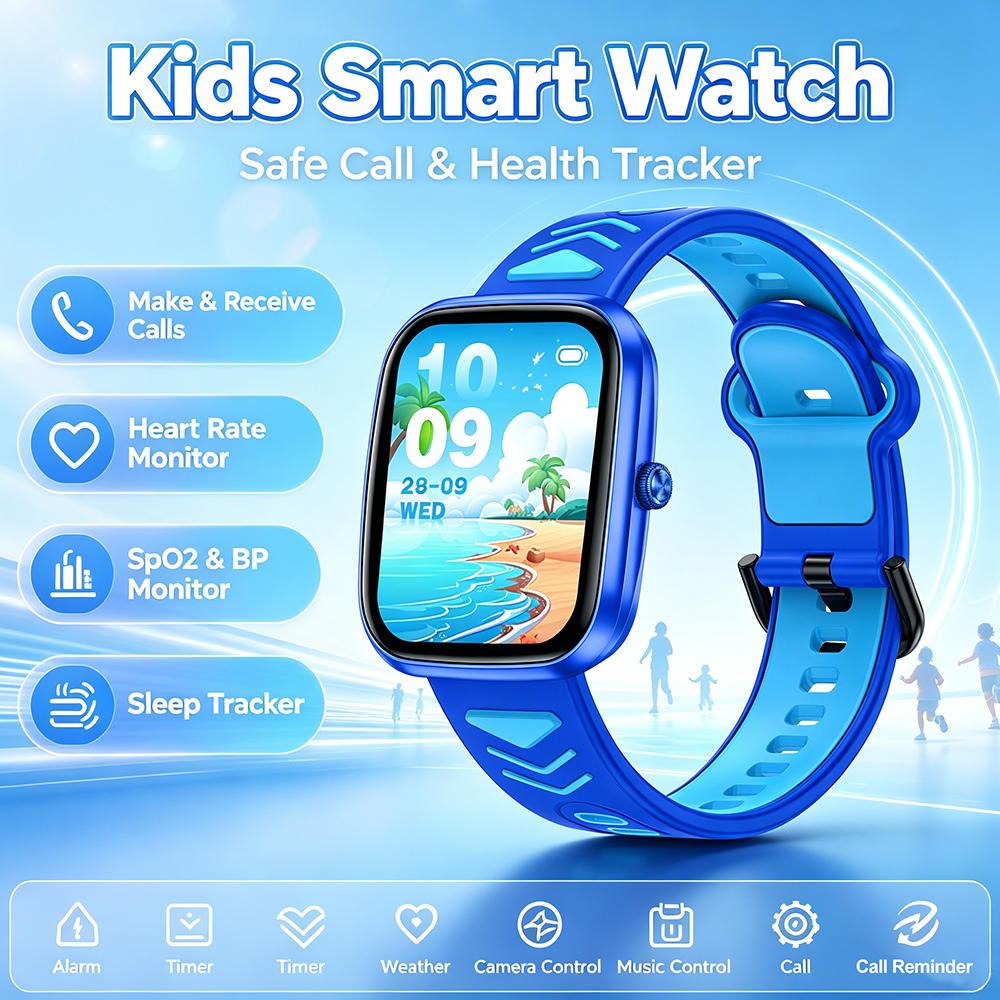 Smartwatch Digital Watches For Boys - LIGE Nieuwe slimme horloges voor kinderen,