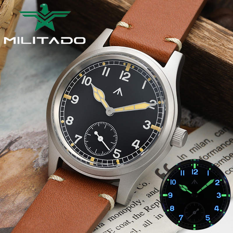Smartwatch Casual Watches For Men - Militado D12 Vintage horloge VD78 quartz