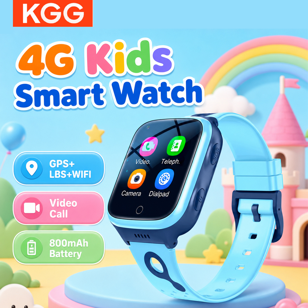 Smartwatch Watches For Kid Boy With Gps - 4G Smartwatch voor kinderen met GPS,