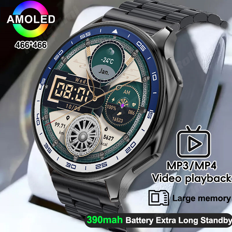 Timex Watches Smartwatch - 1.43 AMOLED Smart Horloge 3D Surround