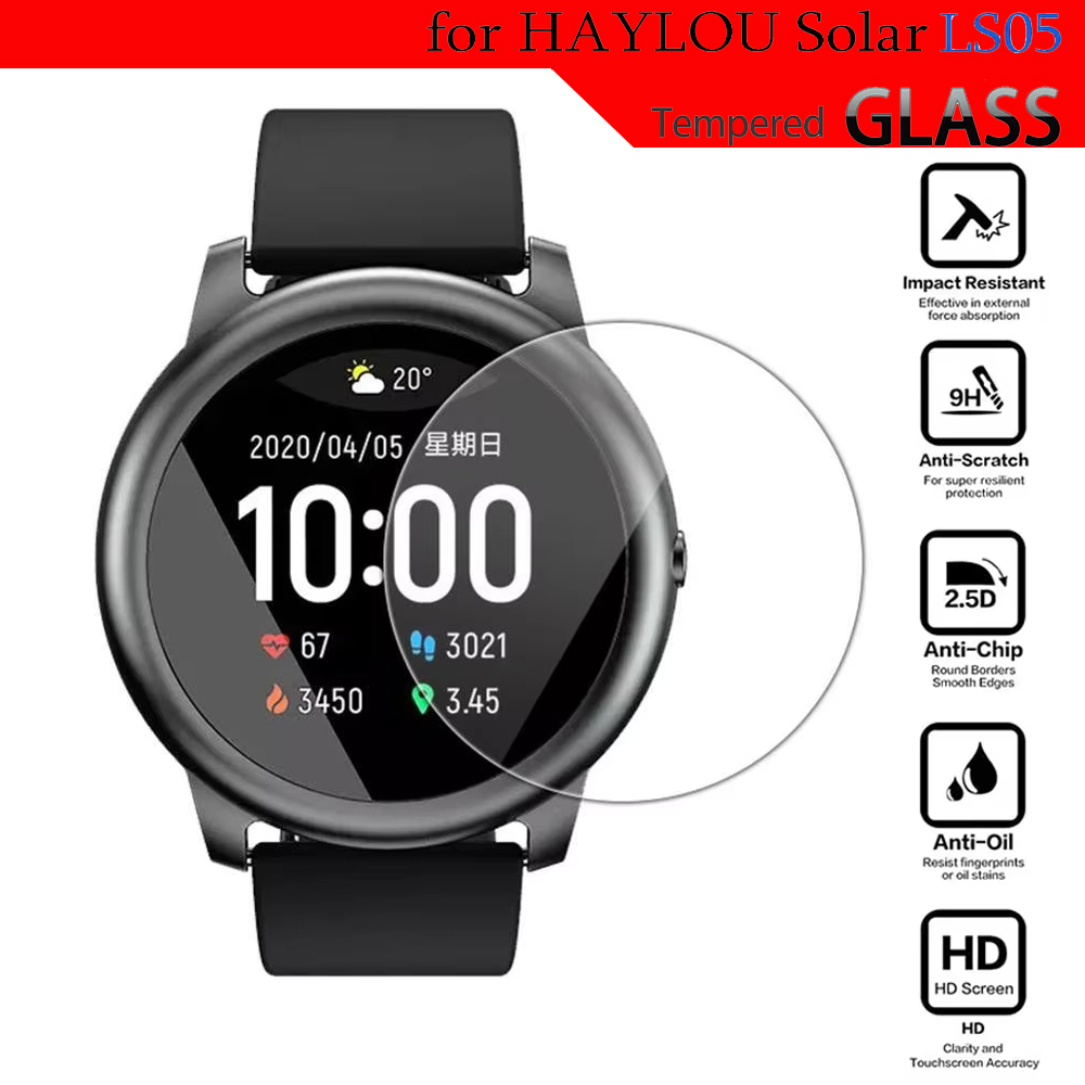 Smart Watch Screen Protector - Gehard glas voor HayLou Solar LS05