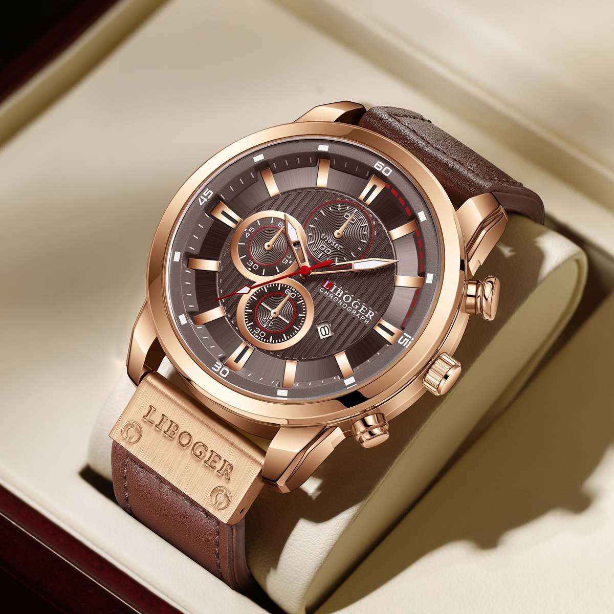 Smartwatch Casual Watches For Men - Zakelijke heren quartzhorloge High-end automatisch datumhorloge