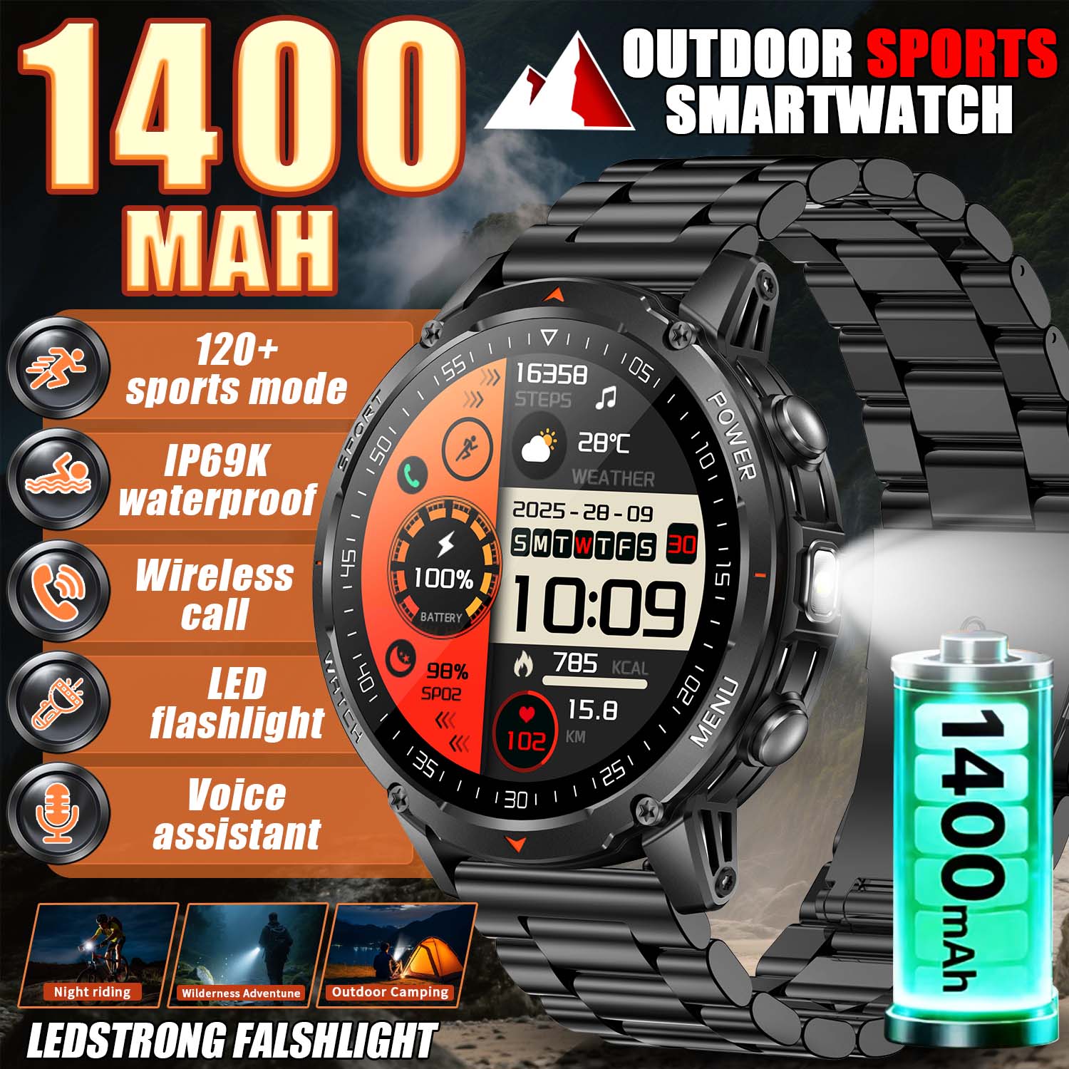 Smartwatch Trending Watches For Men - 2026 Nieuwe Militaire Smart Horloge Mannen