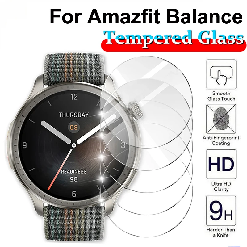 Smart Watch Screen Protector - Screenprotector voor Amazfit Balance, gehard glas,