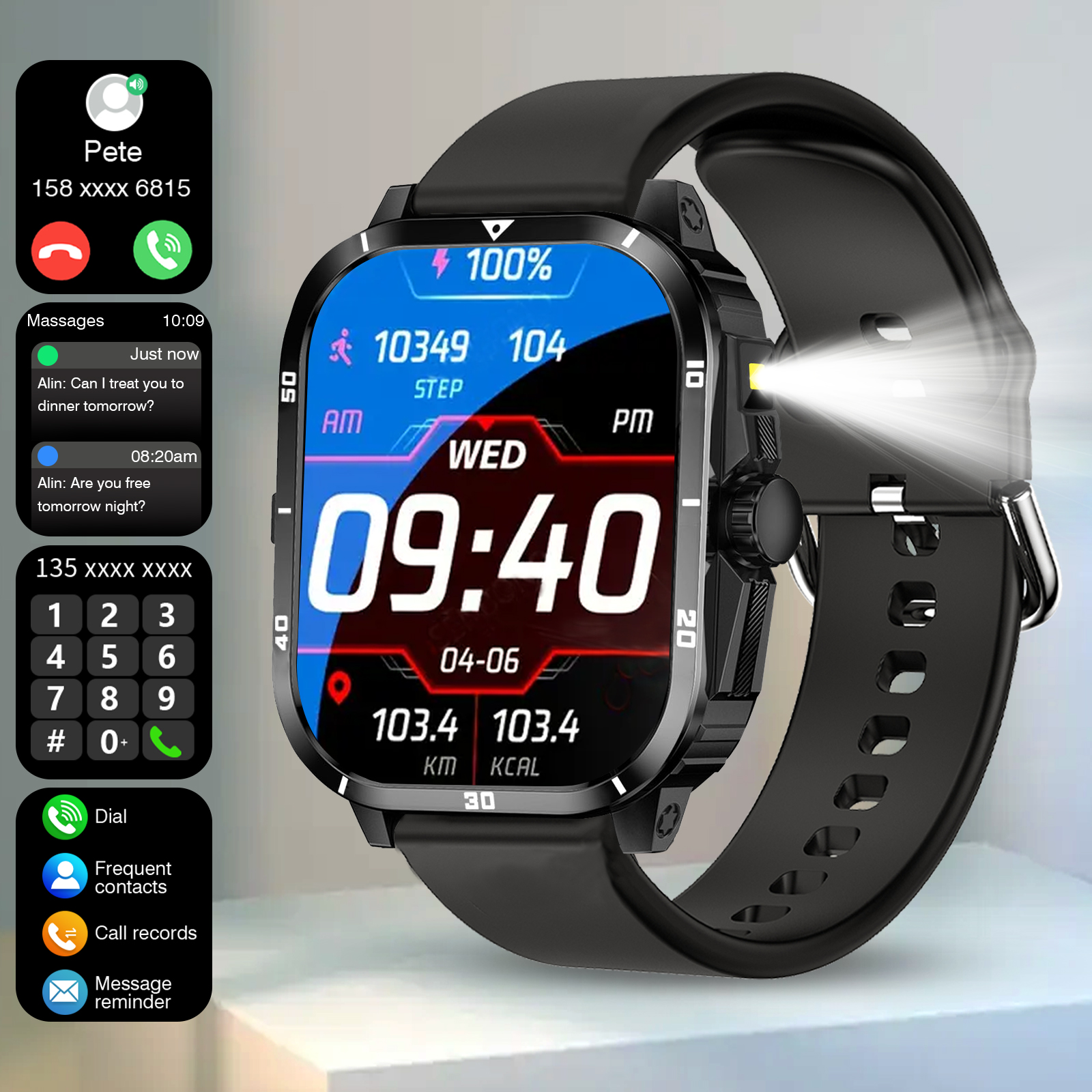 Smartwatch Watches That Connect To Iphone - Nieuw smartwatch voor heren en dames