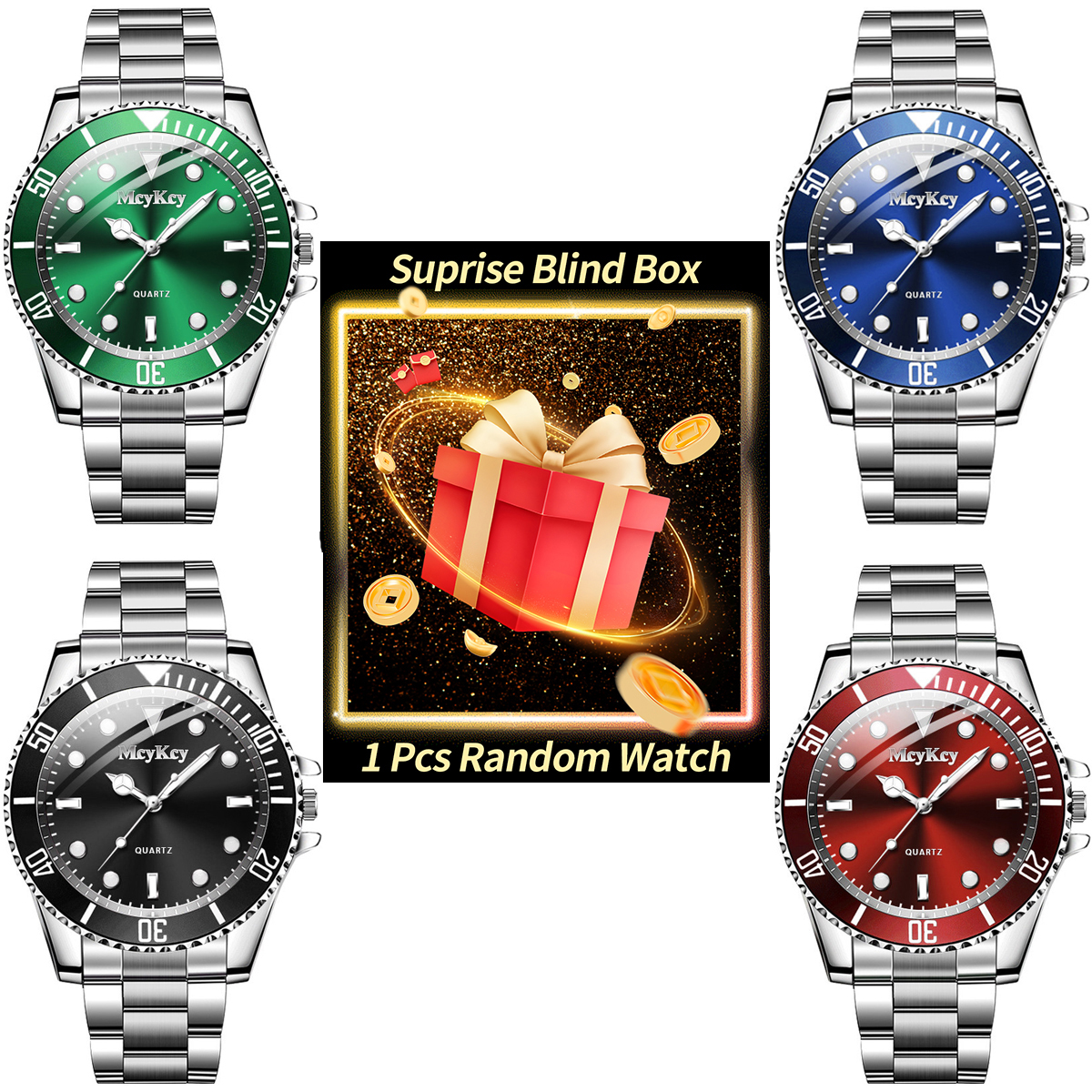 Analog Quartz Watch - 1PC Surprise Mystery Watch Blind Box-Luxe