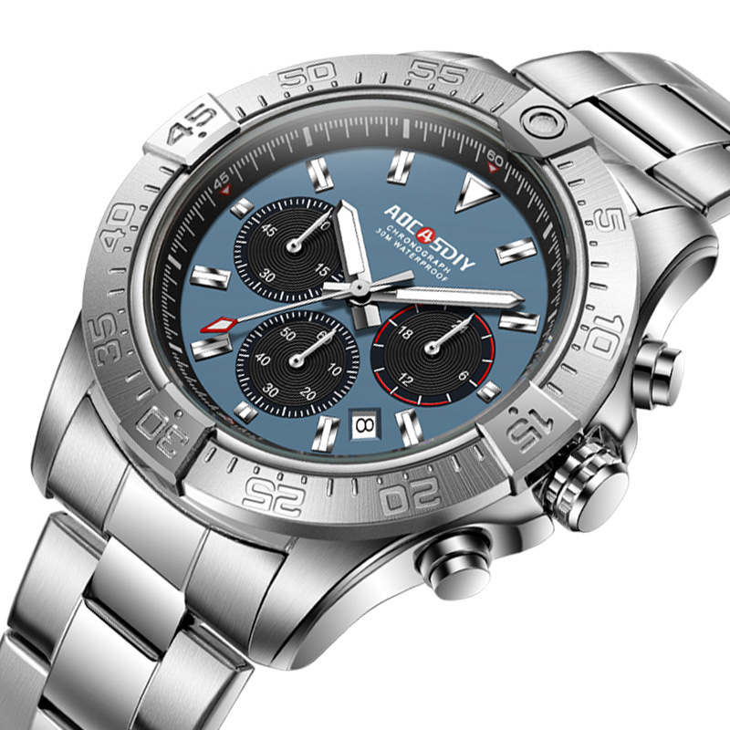 Smartwatch Trending Watches For Men - Herenhorloge Modetrend Waterdicht Lichtgevende kalender Drie