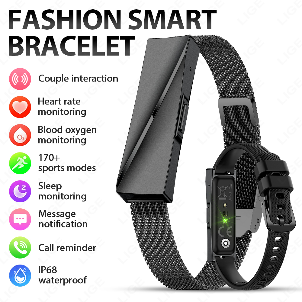 Couple Watches Smartwatch - LIGE Nieuwe Mode Smartwatch Heren Paar