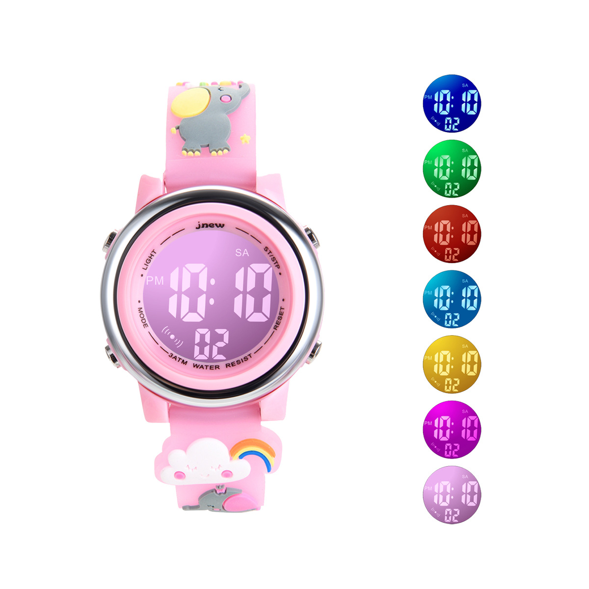 Smartwatch Digital Watches For Boys - UTHAI H120 kinderen Cartoon Sporthorloge Wekker