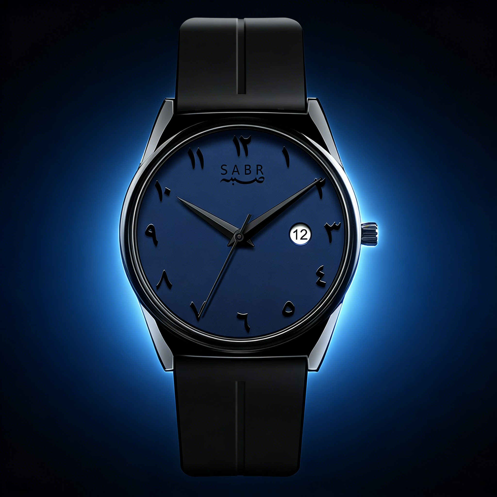 Couple Watches Smartwatch - Sabr Neutral Business Quartzhorloge Arabische cijfers