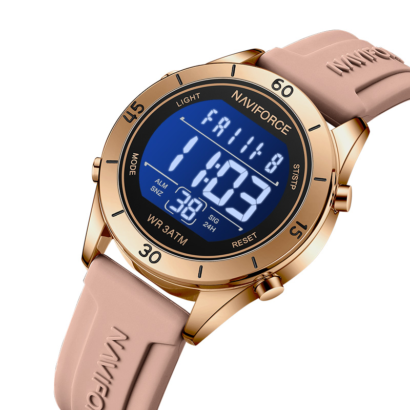 Silicone Sport Band - NAVIFORCE Horloge voor dames Mode Sport