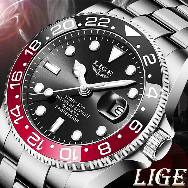Smartwatch Watches Gift For Men - LIGE 2026 Herenhorloges Zakelijk Formeel Luxe