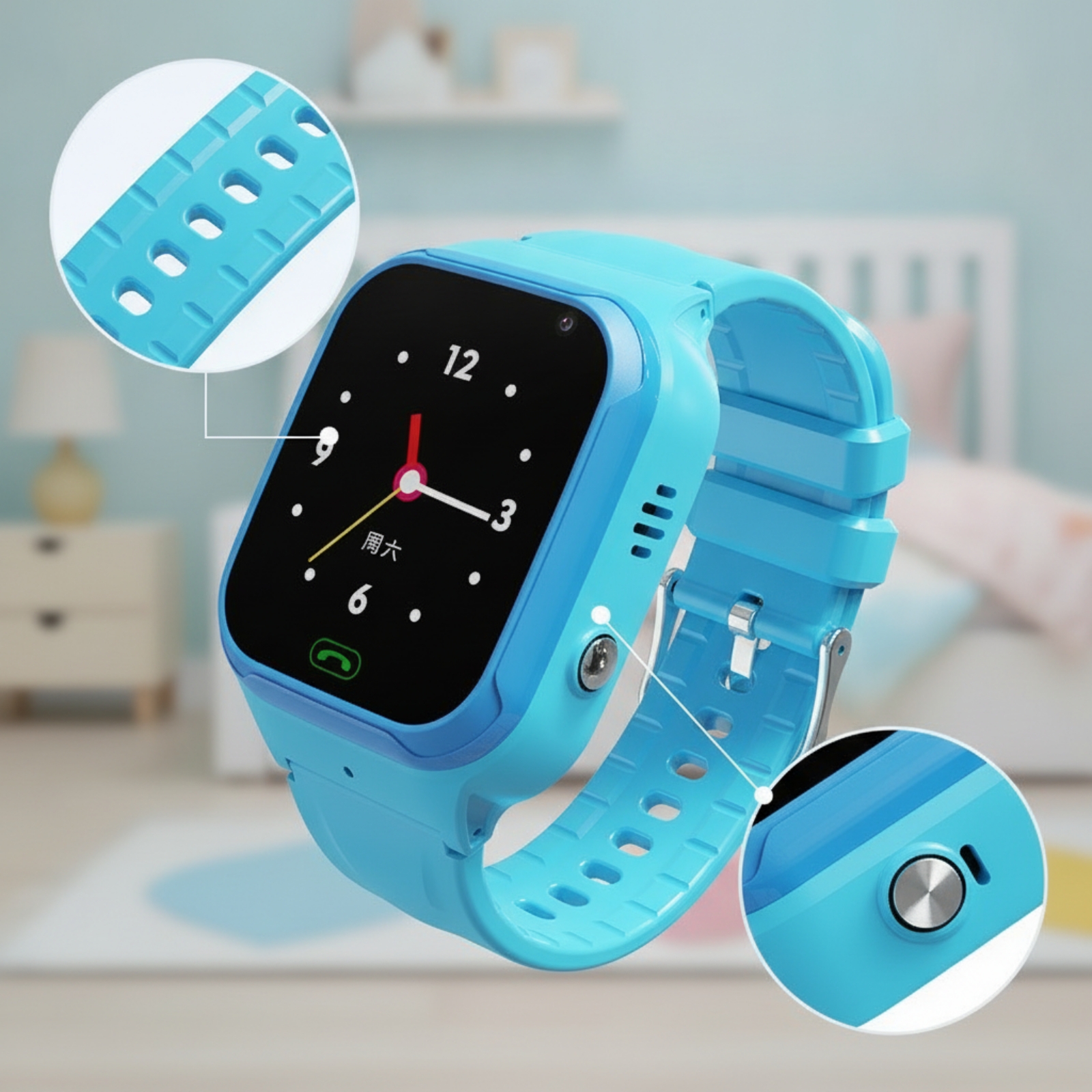Smartwatch Digital Watches For Boys - Smartwatch voor kinderen met telefoonfunctie, touchscreen,