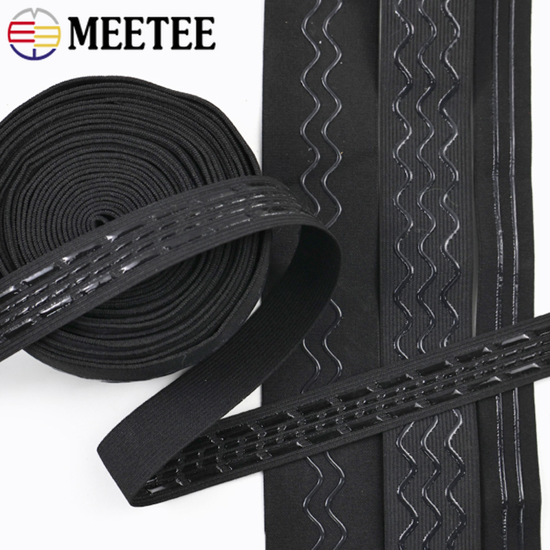Silicone Sport Band - 10Meter 20-40Mm Elastische Band Antislip Siliconen