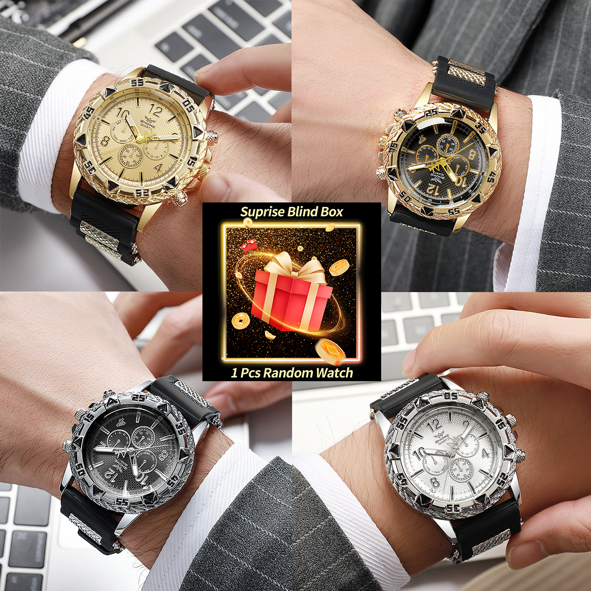 Analog Quartz Watch - 1PC Surprise Mystery Watch Blind Box-Fashion