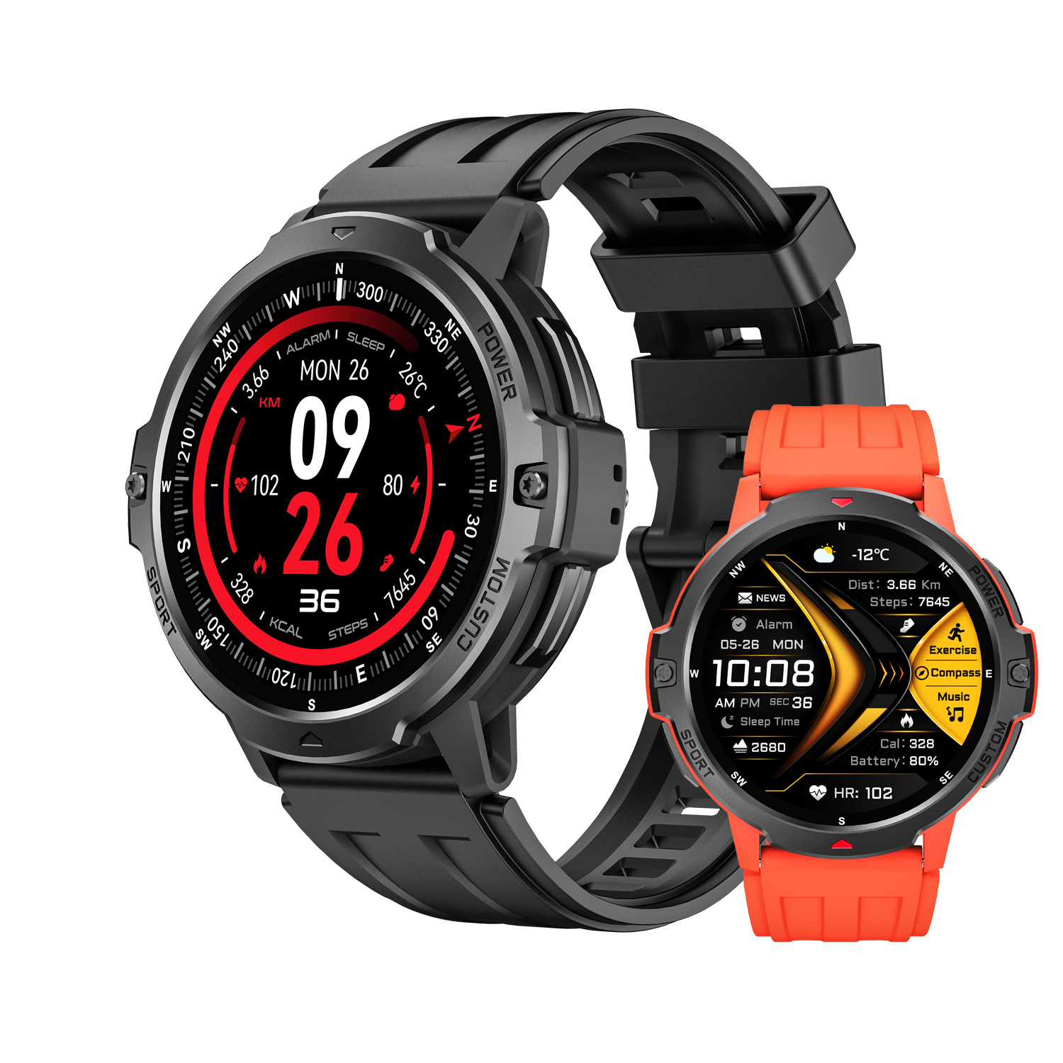 Timex Watches Smartwatch - C31 GPS Smartwatch Fitness Tracker Kompas