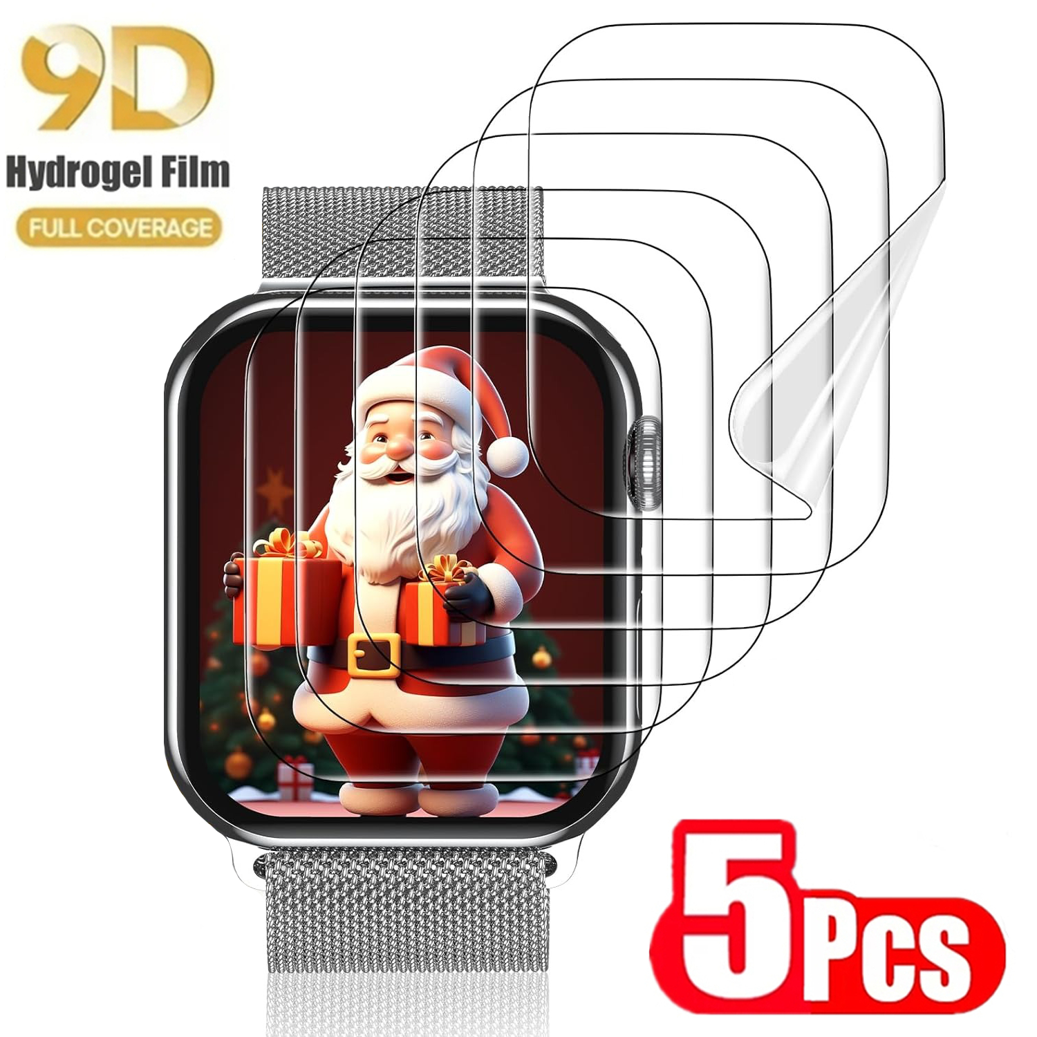 Smart Watch Screen Protector - 5 stuks Hydrogel Folie voor Apple