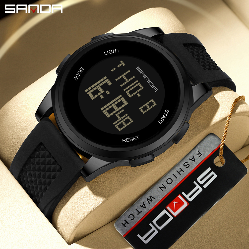 Smartwatch Army Watches For Men - SANDA 9067 digitaal horloge heren militair