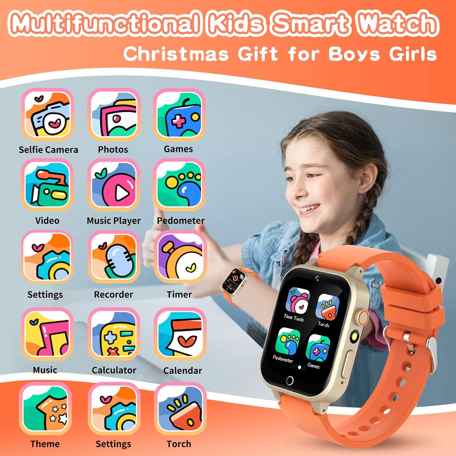 Smartwatch Watches For Kids With Gps - Kinderspellen Smart Watch voor kinderen van