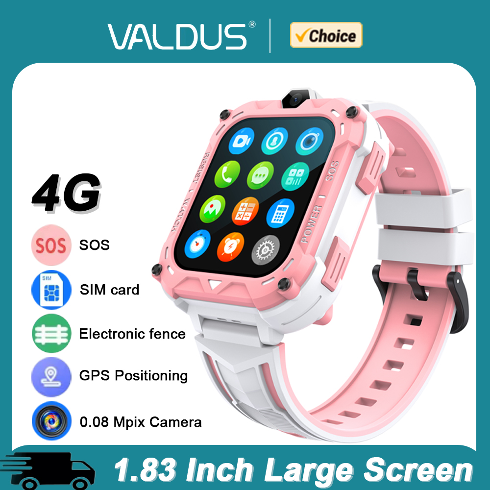 Smartwatch Watches For Kids With Gps - VALDUS VK39 4G Kids Smartwatch GPS
