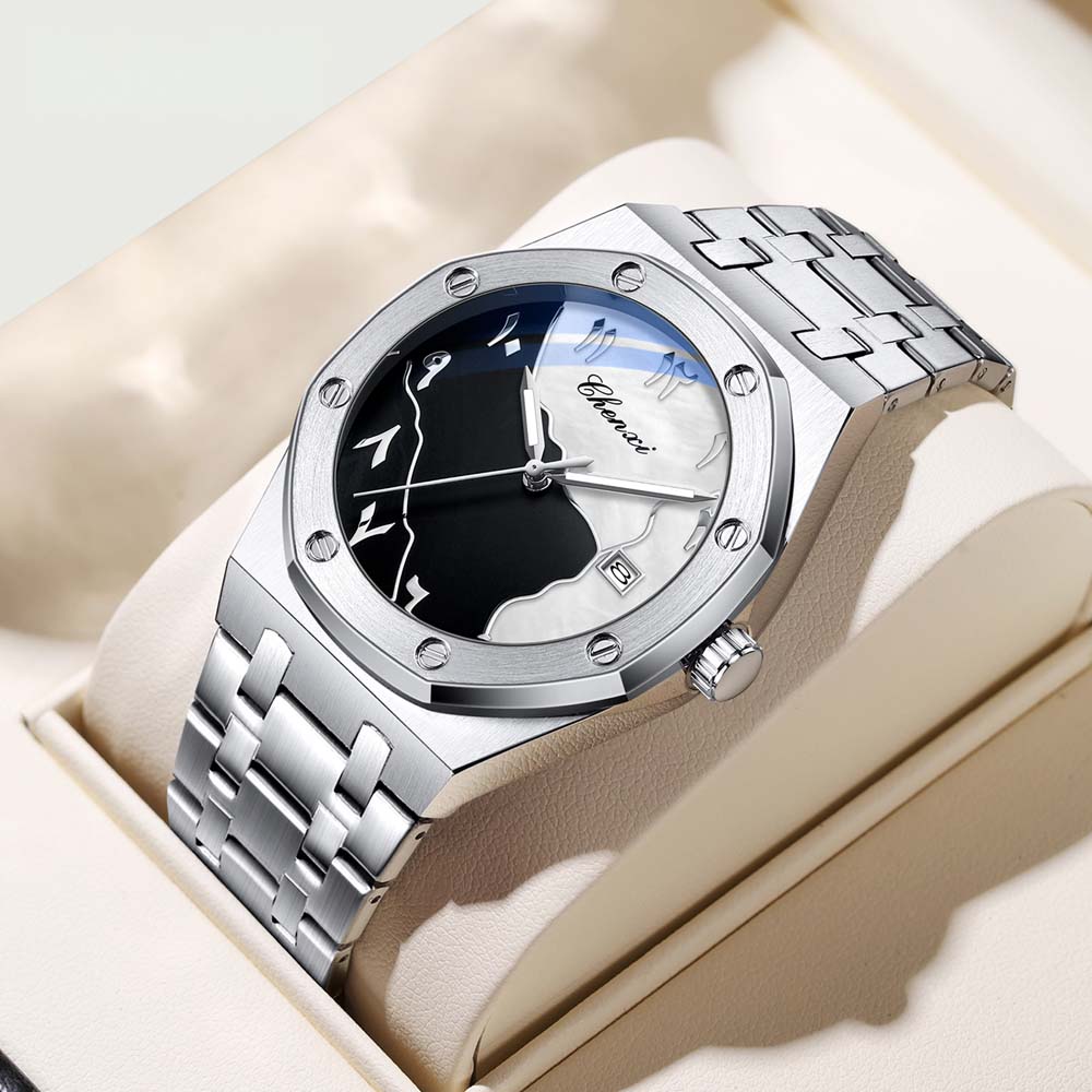 Smartwatch Watches Gift For Men - CHENXI Nieuwe heren Horloge Arabische Wijzerplaat