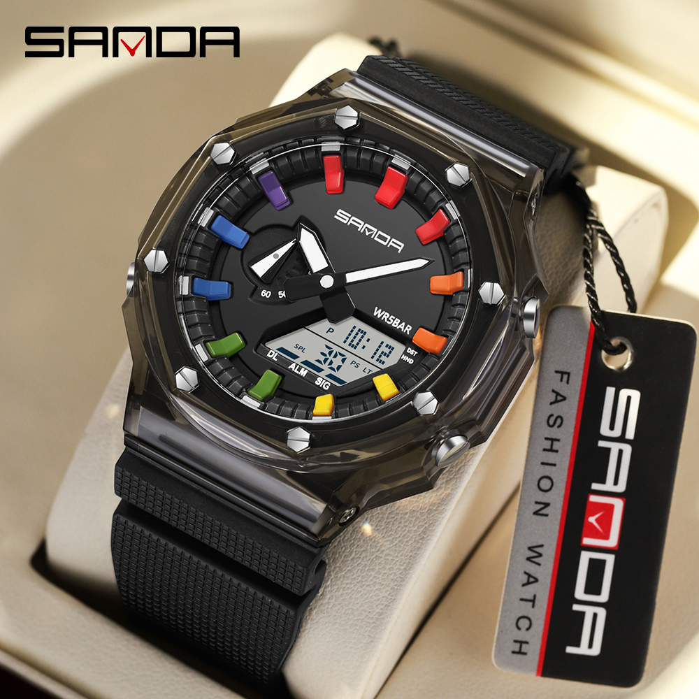 Smartwatch Army Watches For Men - SANDA 3341Digital LED Horloge Mannen Militaire