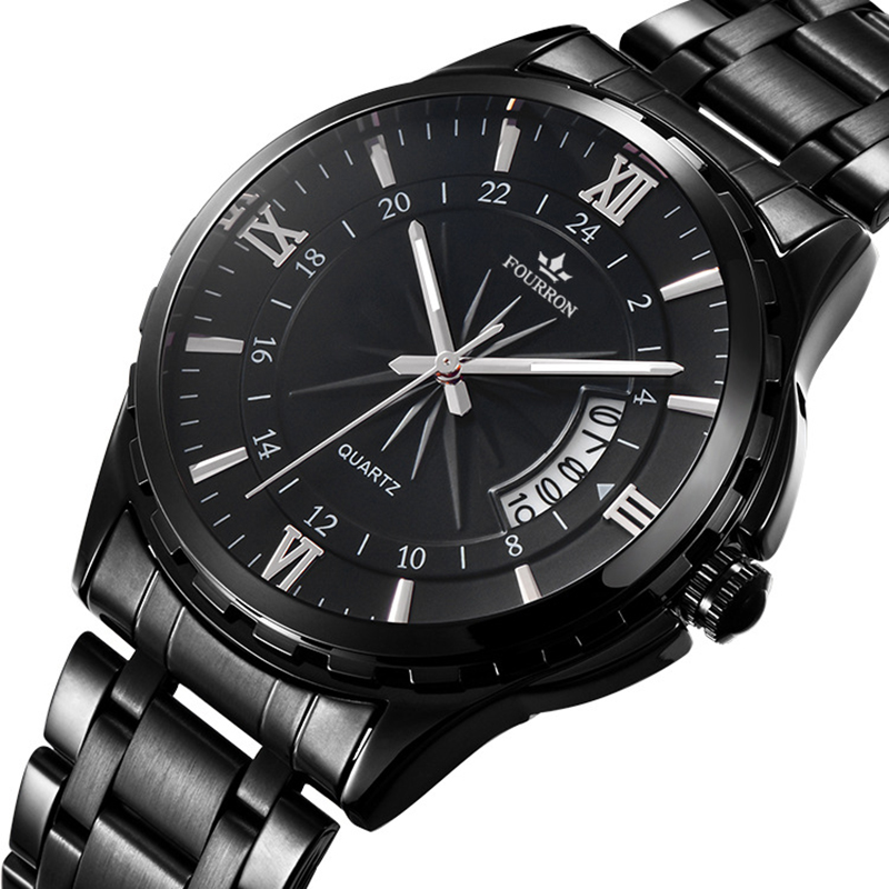 Smartwatch Trending Watches For Men - Herenhorloge Modetrend Kalender Nachtlampje Waterdichte stalen