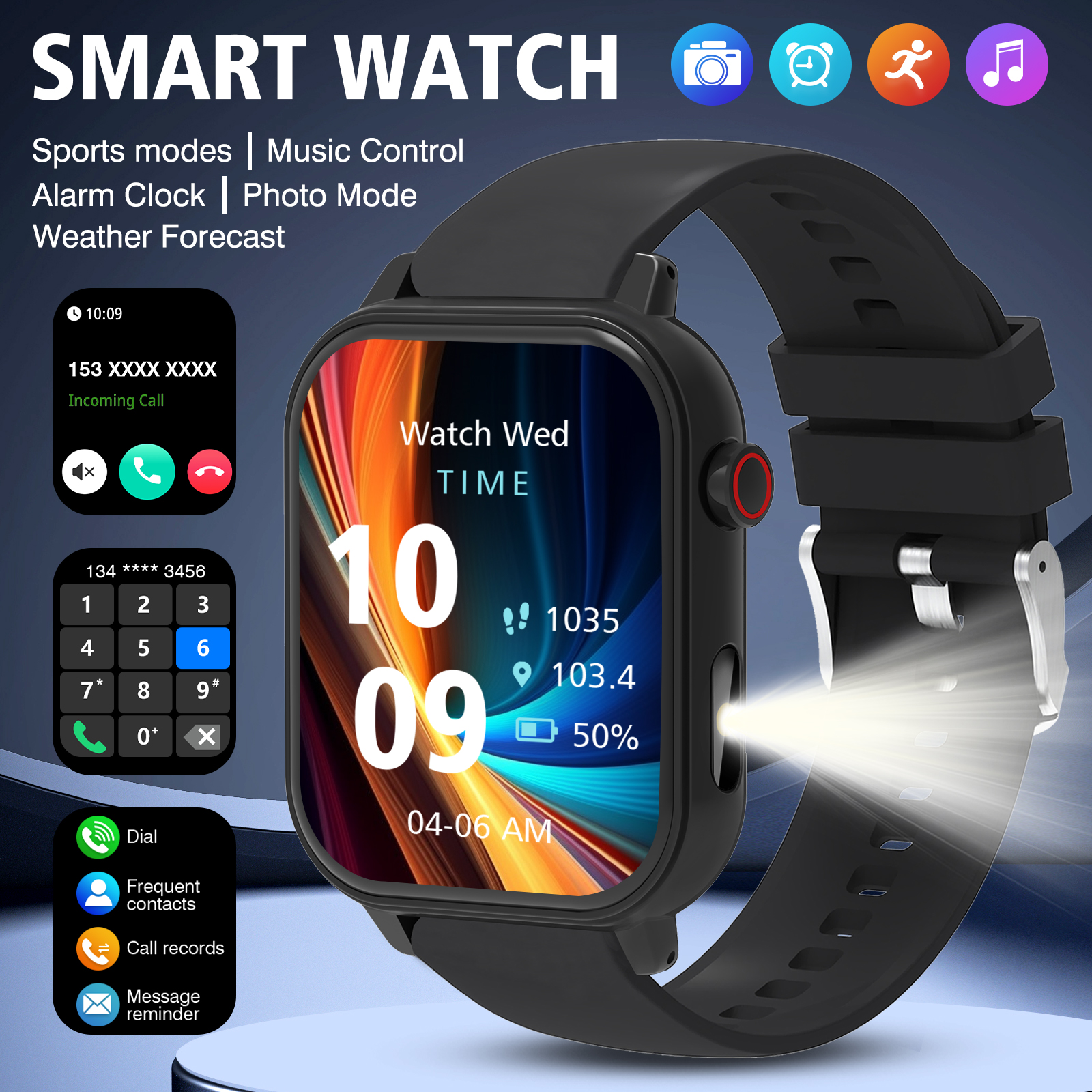 Smartwatch Watches That Connect To Iphone - Nieuwe smartwatch voor mannen en vrouwen