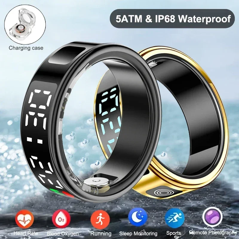 Smartwatch Sports Watches For Men - Slimme Ring Voor Mannen Vrouwen Multifunctionele