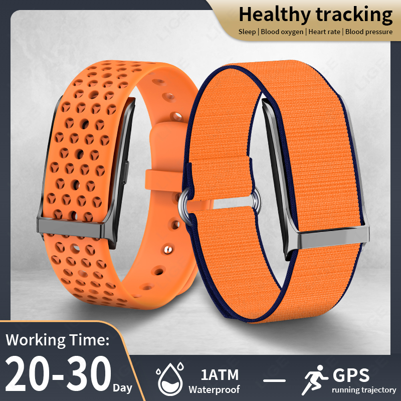Couple Watches Smartwatch - LIGE Oproepherinnering Slimme armband Slaaphartslag Bloeddrukmeter