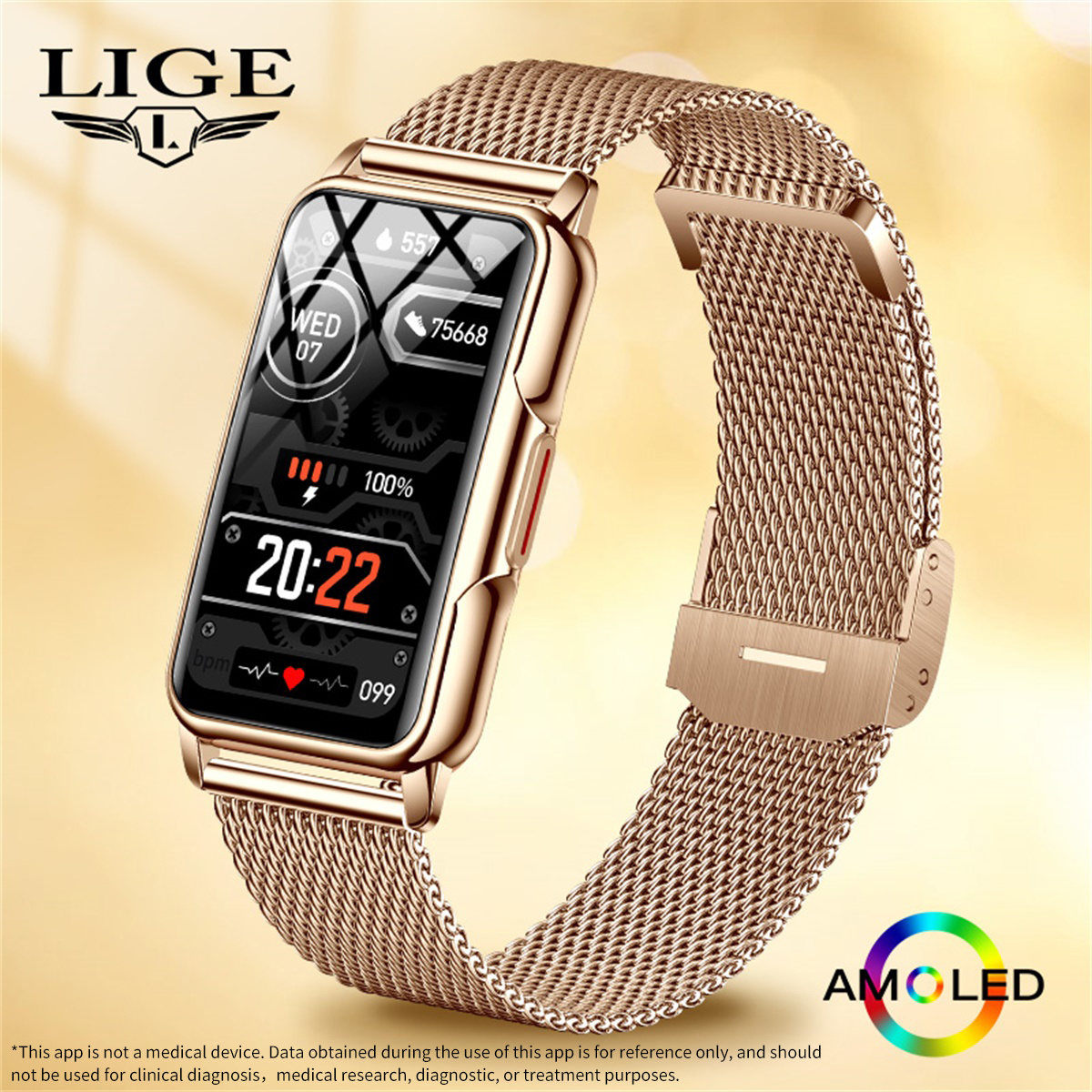 Smartwatch Sports Watches For Men - LUIK Smart Watch Heren Dames Fitness