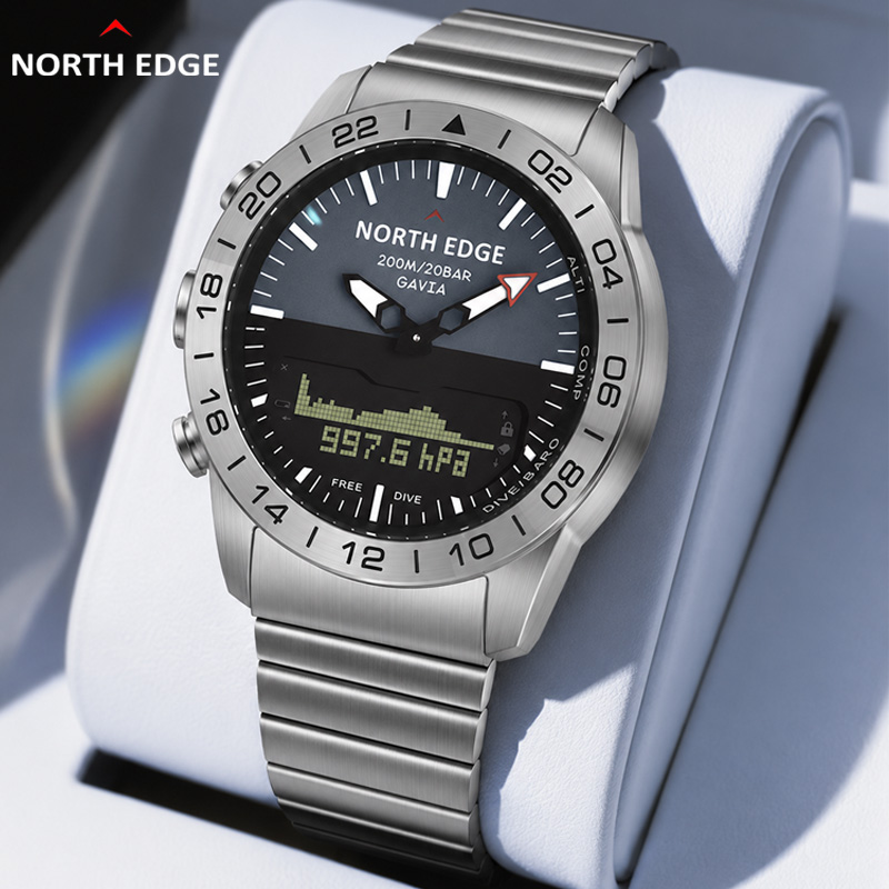 Smartwatch Army Watches For Men - NORTH EDGE Heren duikhorloge Militair leger