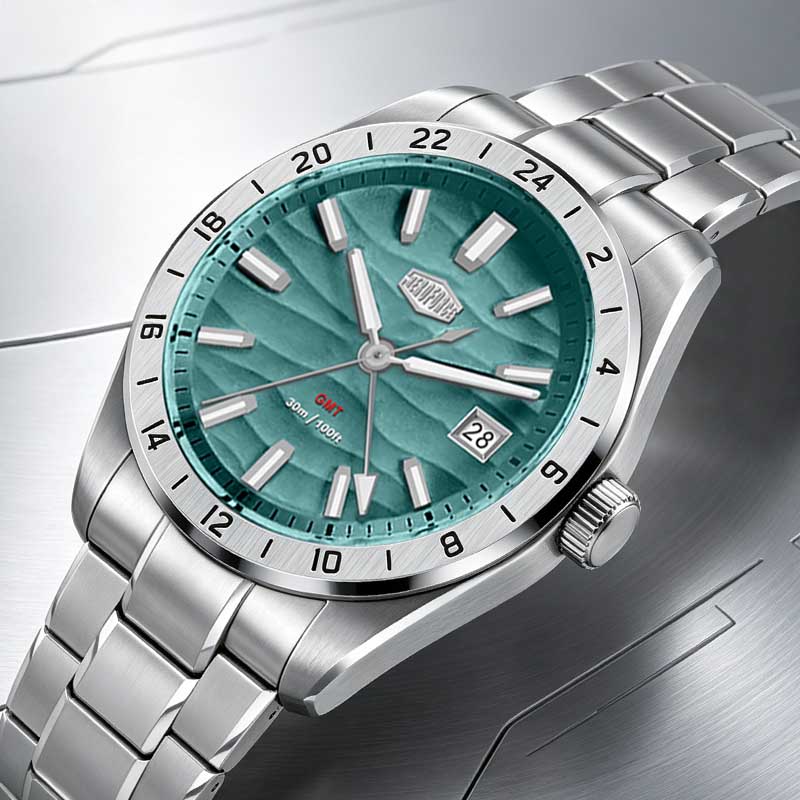 Timex Watches Smartwatch - HEROFORCE Kwaliteit Originele GMT Herenhorloge Waterdicht