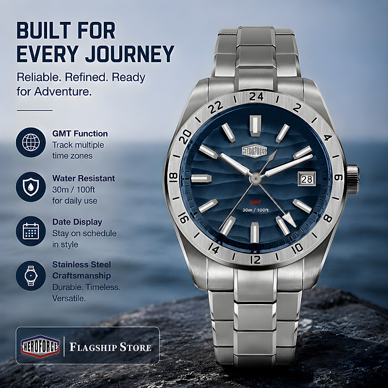Timex Watches Smartwatch - HEROFORCE Nieuw waterdicht lichtgevend quartzhorloge Hoge