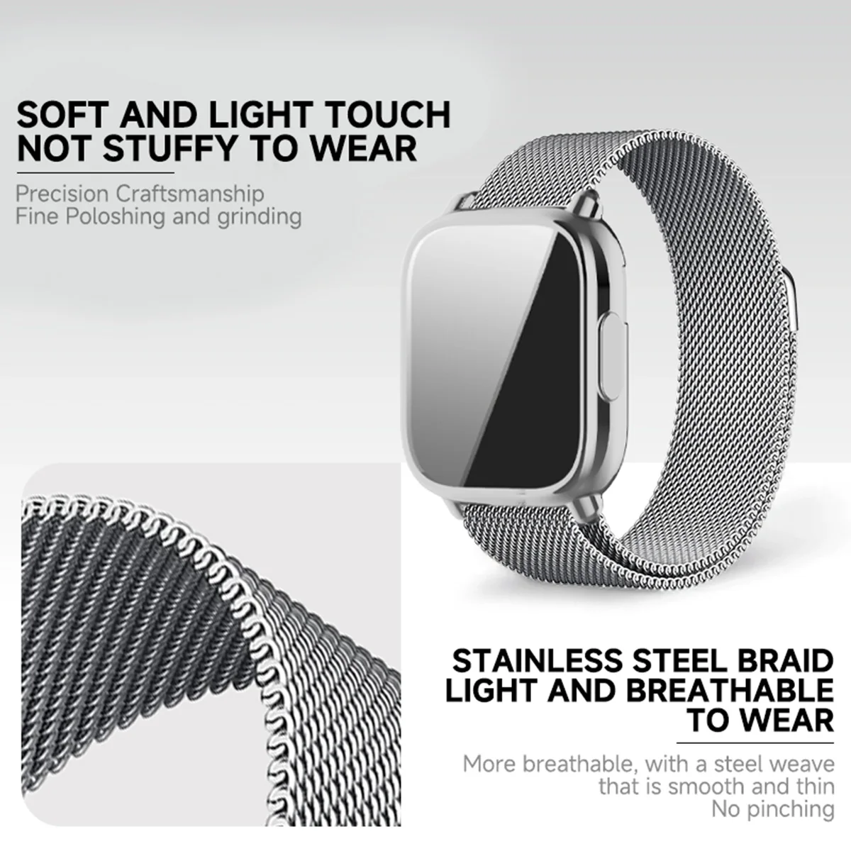 Milanese mesh-band voor Redmi  - Watch Redmi recensie en prijs