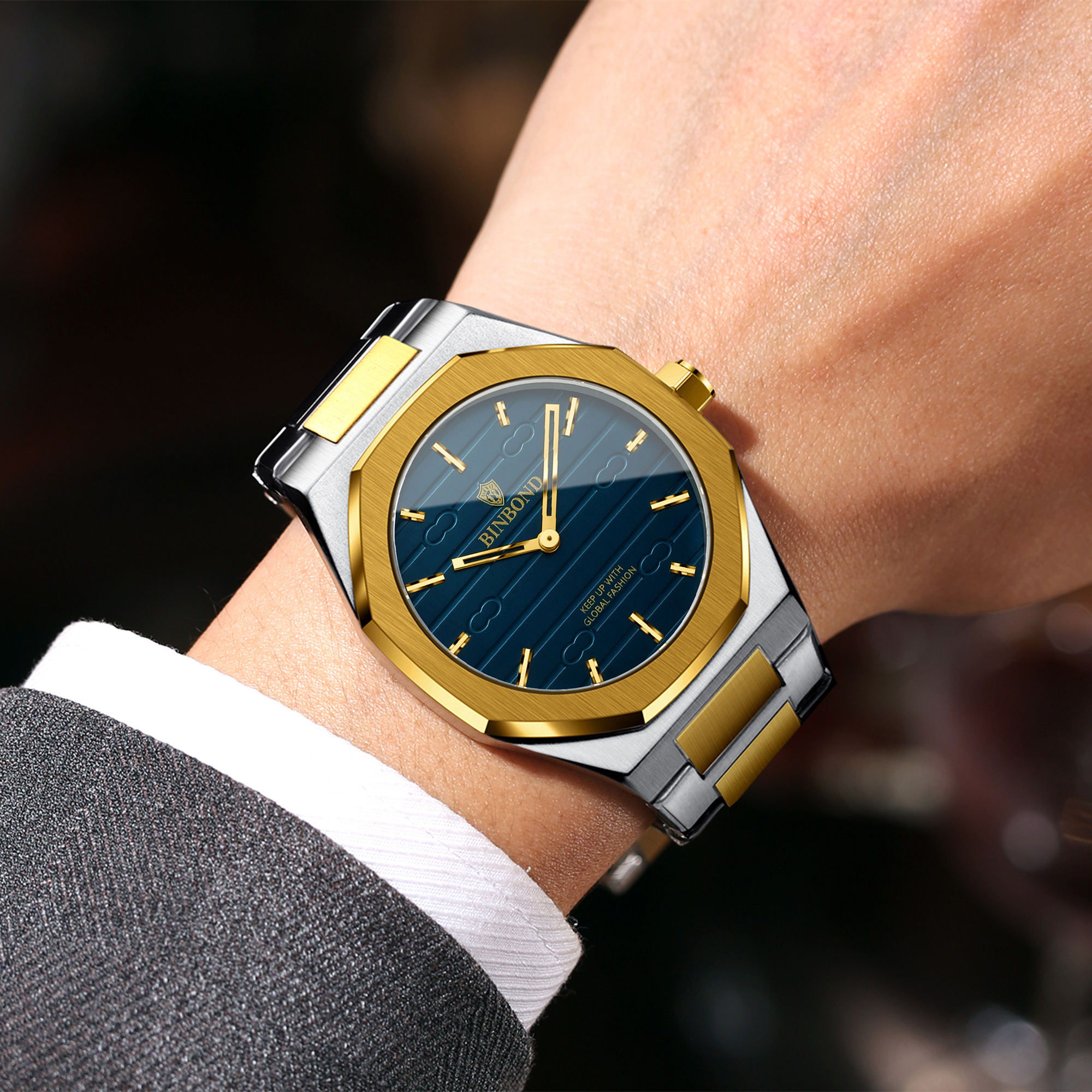 BINBOND Luxe Vintage Quartz Ho - Smartwatch Sports Watches For Men recensie en prijs