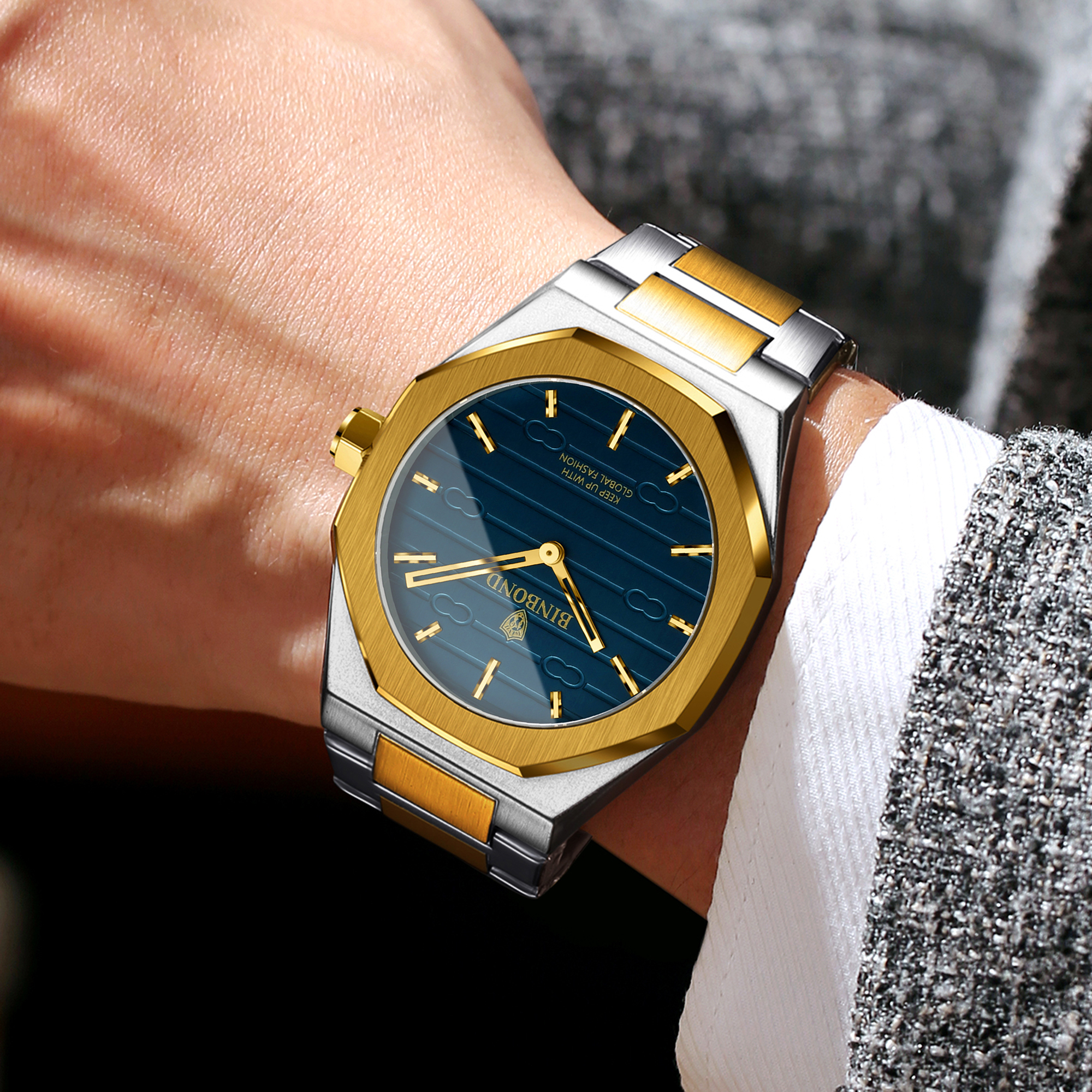 BINBOND Luxe Vintage Quartz Ho - Smartwatch Sports Watches For Men recensie en prijs