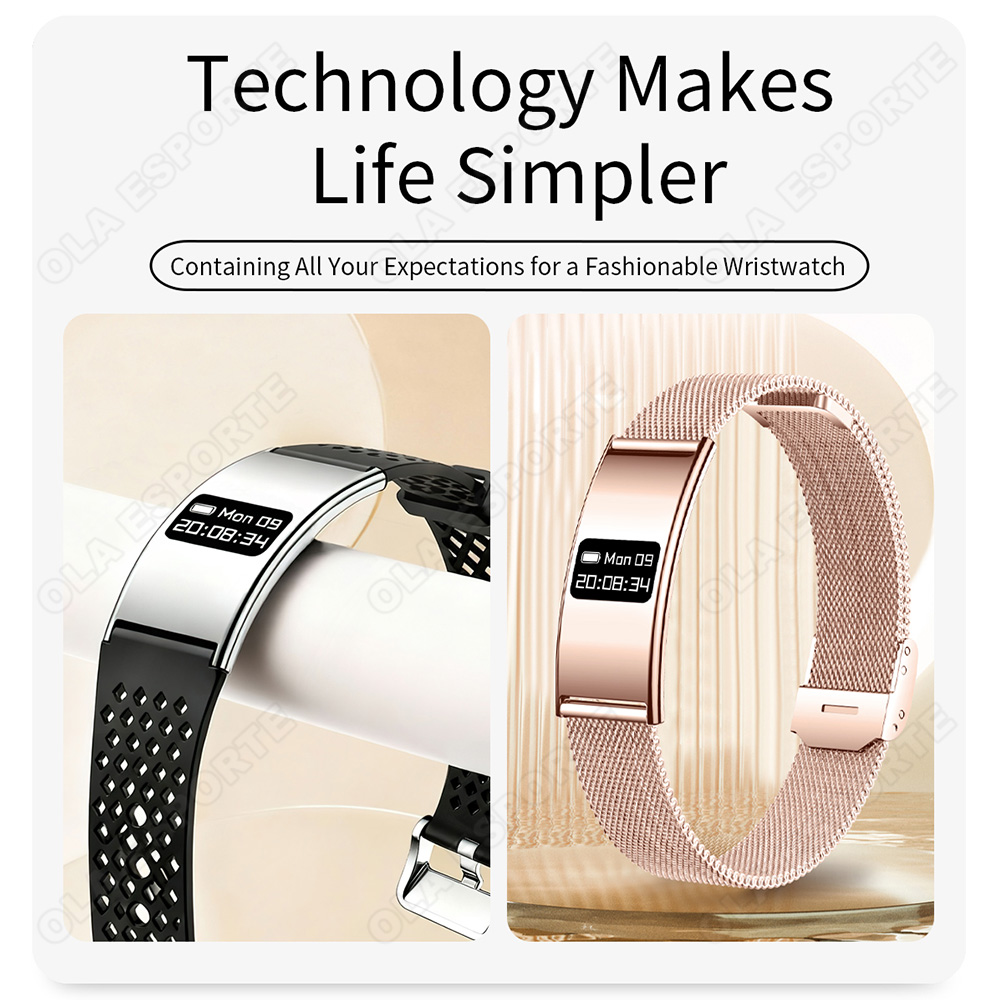 Nieuwe slimme armband met real - Couple Watches Smartwatch recensie en prijs