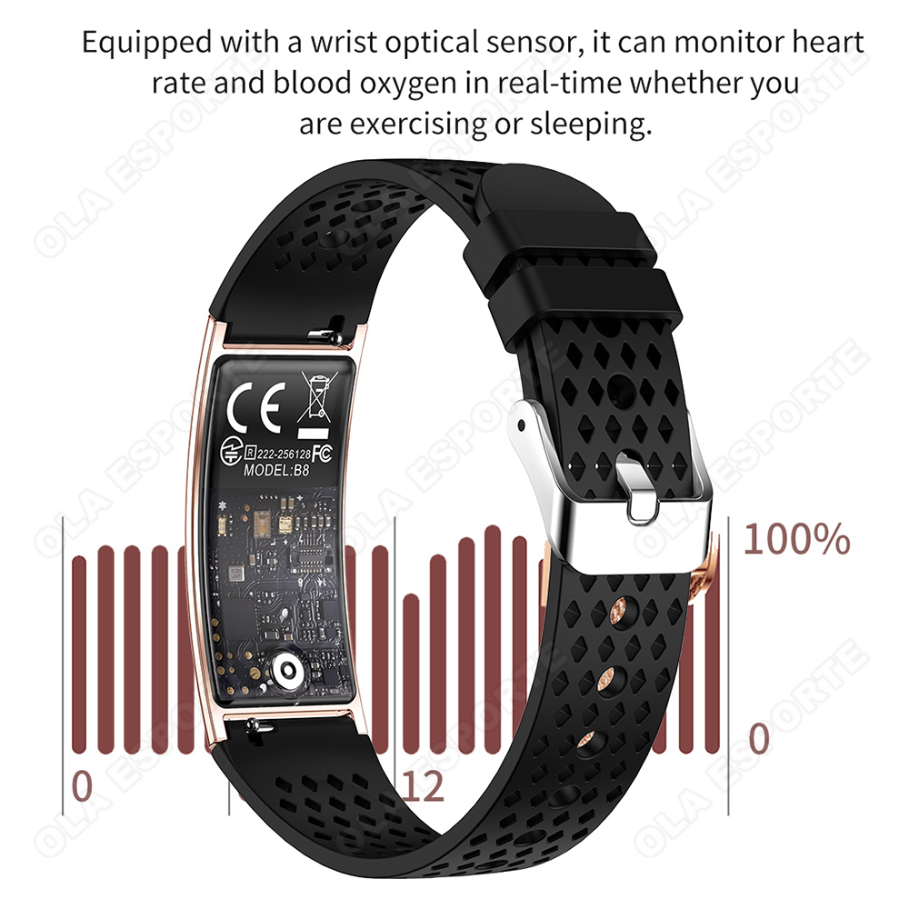 Nieuwe slimme armband met real - Couple Watches Smartwatch recensie en prijs