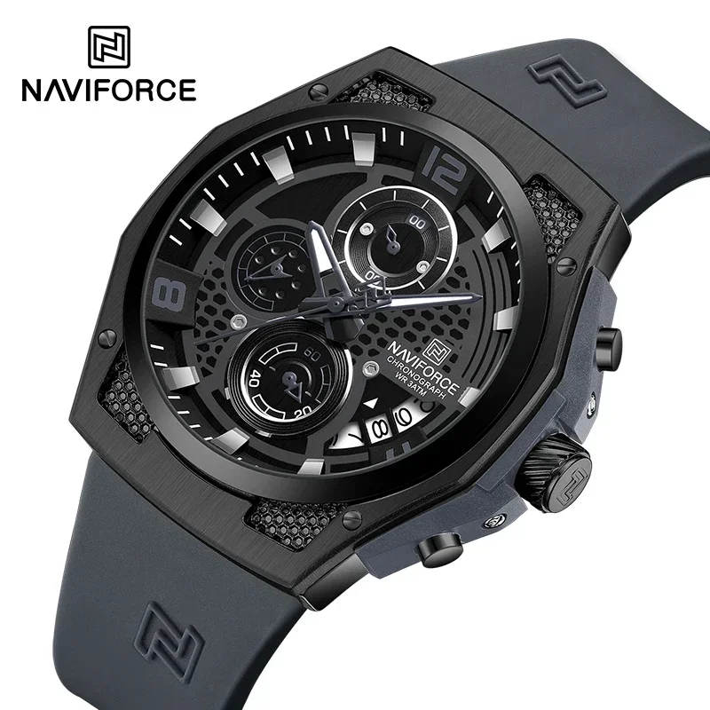 Naviforce Nf 8051T Luxe Herenh - Silicone Sport Band recensie en prijs